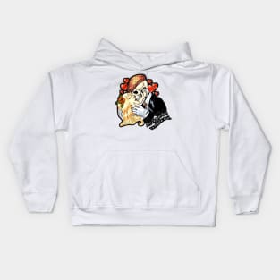 kissing tenderly Kids Hoodie